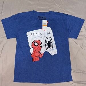 Marvel Blue and Red Spider-Man Kids Tee